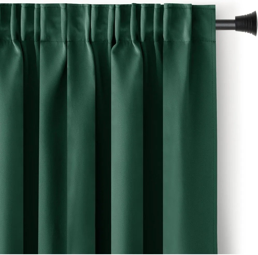 Tenda parzialmente oscurante verde scuro 140x175 cm Kierra – Restilo