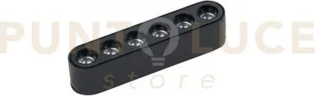 Lampada led lineare binario bernini 48v nero in alluminio e plastic...