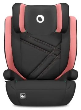 Lionelo - Seggiolino auto HUGO i-Dimensioni 100-150 cm nero/rosa