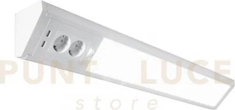 Barra sottopensile angolare led habilis bianco 15w 1750lm 4000k 2 p...