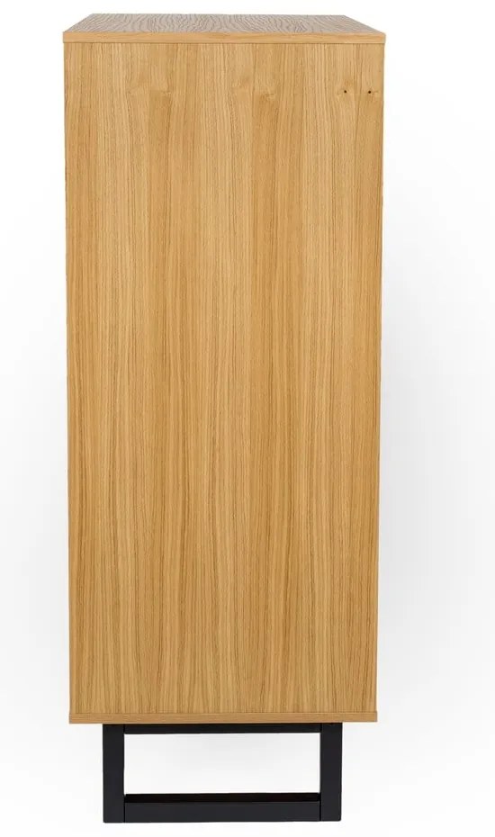 Cassettiera in rovere decorato, 40 x 123 cm Camden Herringbone - Woodman