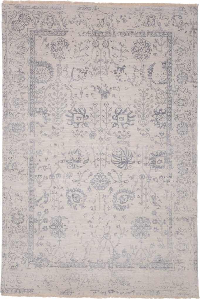 Asman Tappeto 200 x 290 (Indian) Annodato A Mano