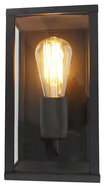 Lampada da parete intelligente nera 26 cm IP44 incl. Wifi ST64 - Charlois