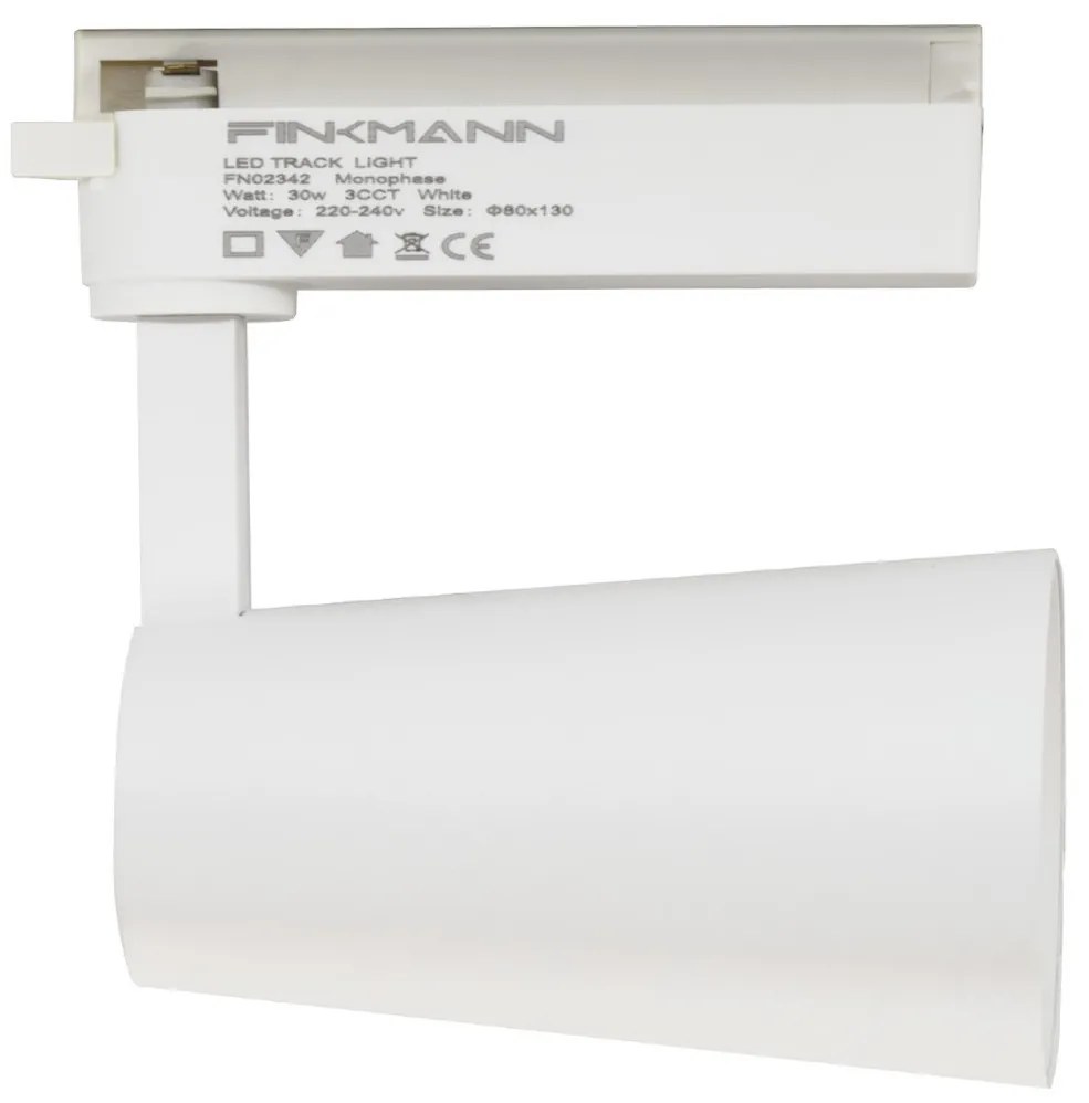 Faro LED 30W Monofase 38° Bianco Variabile CCT CRI92 - Bridgelux LED Colore Bianco Variabile CCT