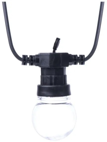 Catena luminosa LED da esterno 10xLED/10m IP44 trasparente