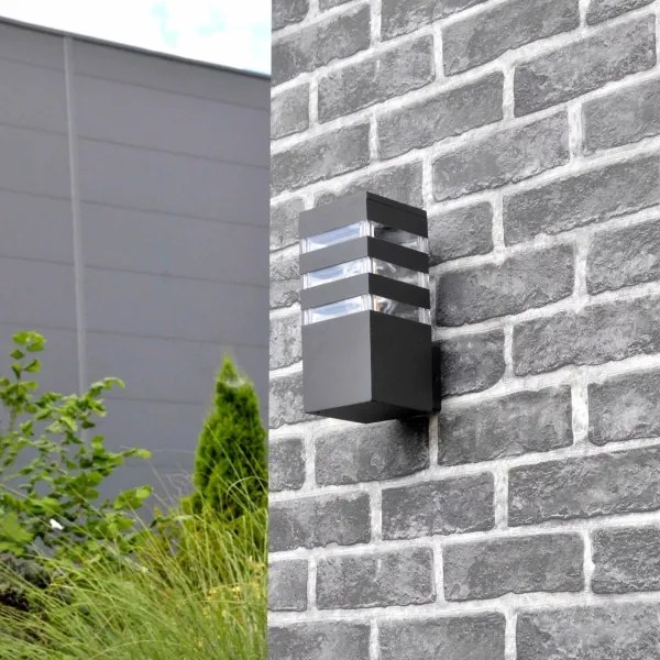 Lampada da parete esterna TEKSAS 1xE27/12W/230V IP44 antracite