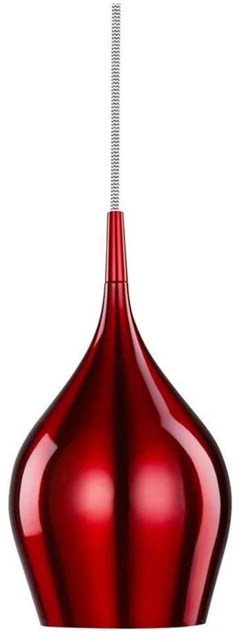 Searchlight - Lampadario a sospensione con filo VIBRANT 1xE14/40W/230V rosso