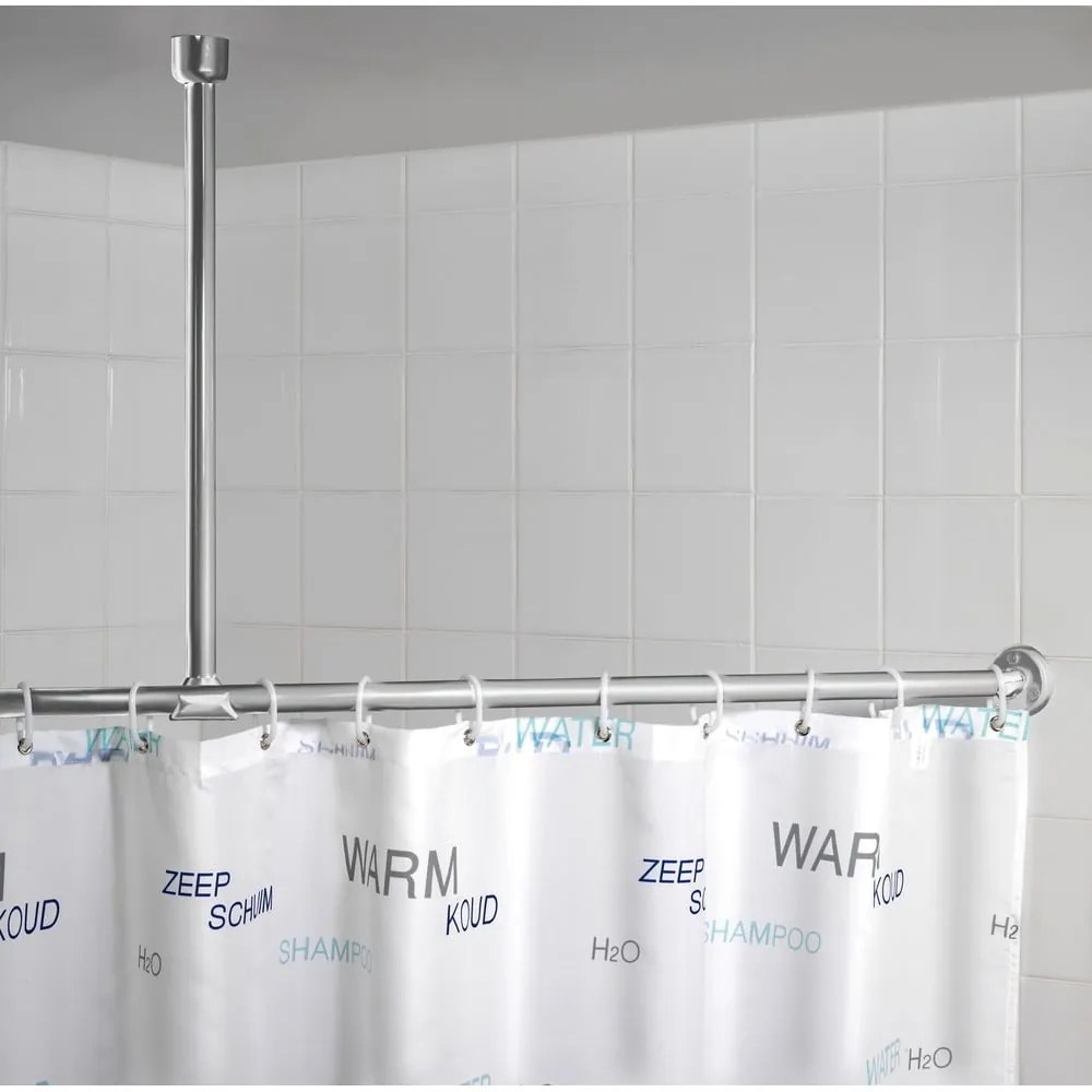 Supporto a soffitto per tenda doccia in argento 57 cm - Wenko