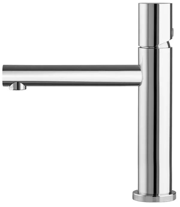 Miscelatore lavabo cromo senza leva in acciaio inox Gemini