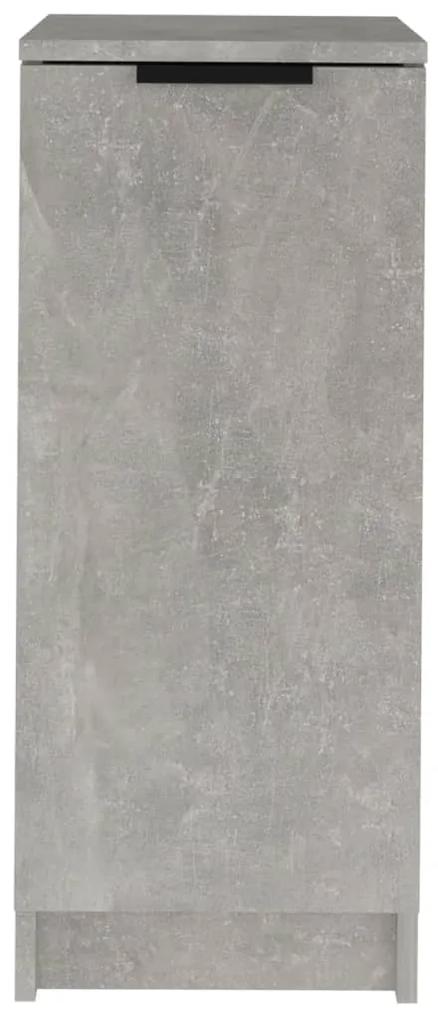 Scarpiera Grigio Cemento 30x35x70 cm in Legno Multistrato