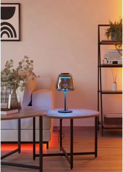 Eglo 901195 - Lampada da tavolo dimmerabile LED RGBW ALFERO-Z LED/7,7W/230V fumé