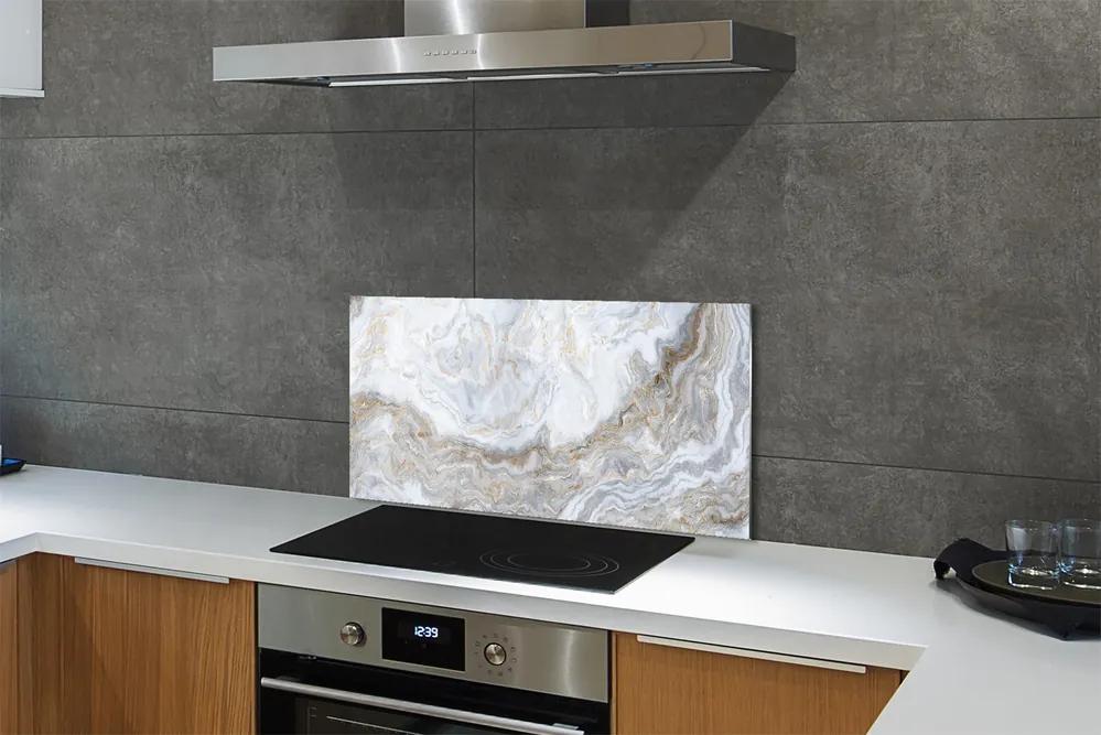 Rivestimento parete cucina Macchie di pietra di marmo 100x50 cm