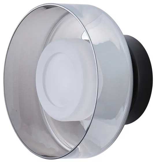 Applique a LED LED/8W/230V 3000K nero/fumé