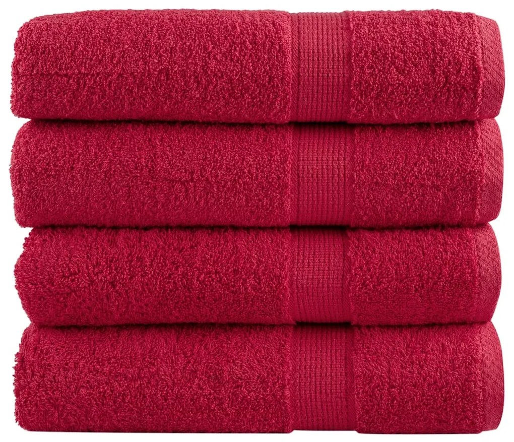 Asciugamani Da Bagno Solund 2 Pz Verdi 100x150 Cm 600 G/m² /