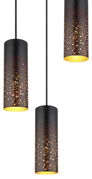 Globo 21005-3H - Lampadario a sospensione con filo CROCKY 3xE27/40W/230V