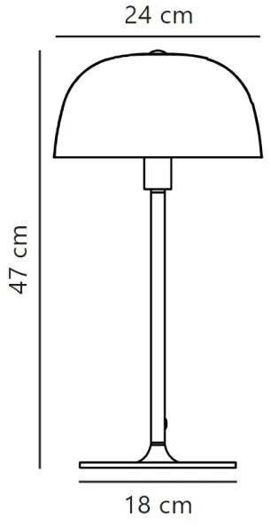 Nordlux - Lampada da tavolo CERA 1xE14/40W/230V oro