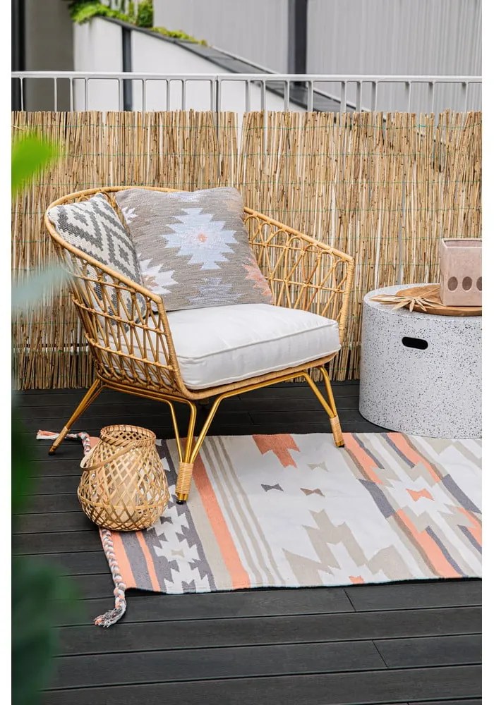 Tappeto reversibile per esterni in plastica riciclata , 120 x 180 cm Aztec - Green Decore