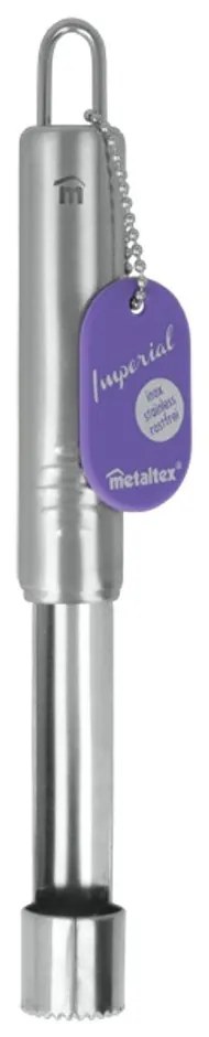Torsolo per mele in acciaio inox Mela, lunghezza 21 cm - Metaltex