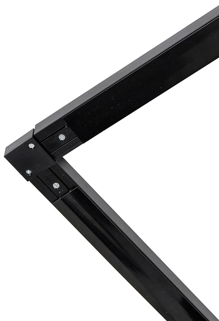 Sistema a binario moderno monofase con 5 faretti bronzo scuro - Jeana