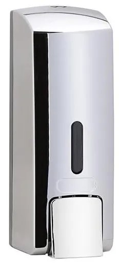 Dispenser di sapone 6,5x18,5 cm, finitura argento