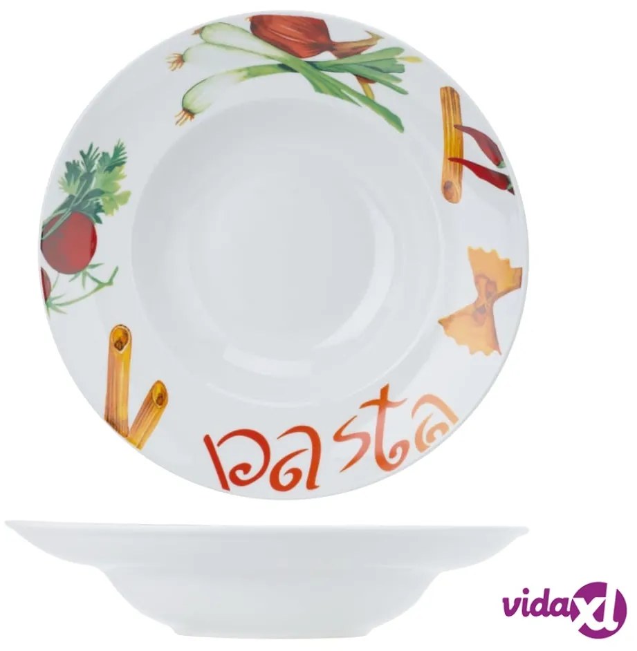 Cosy&Trendy Cosy & Trend Piatto per Pasta Deco 6pz 26,8 cm Multicolore