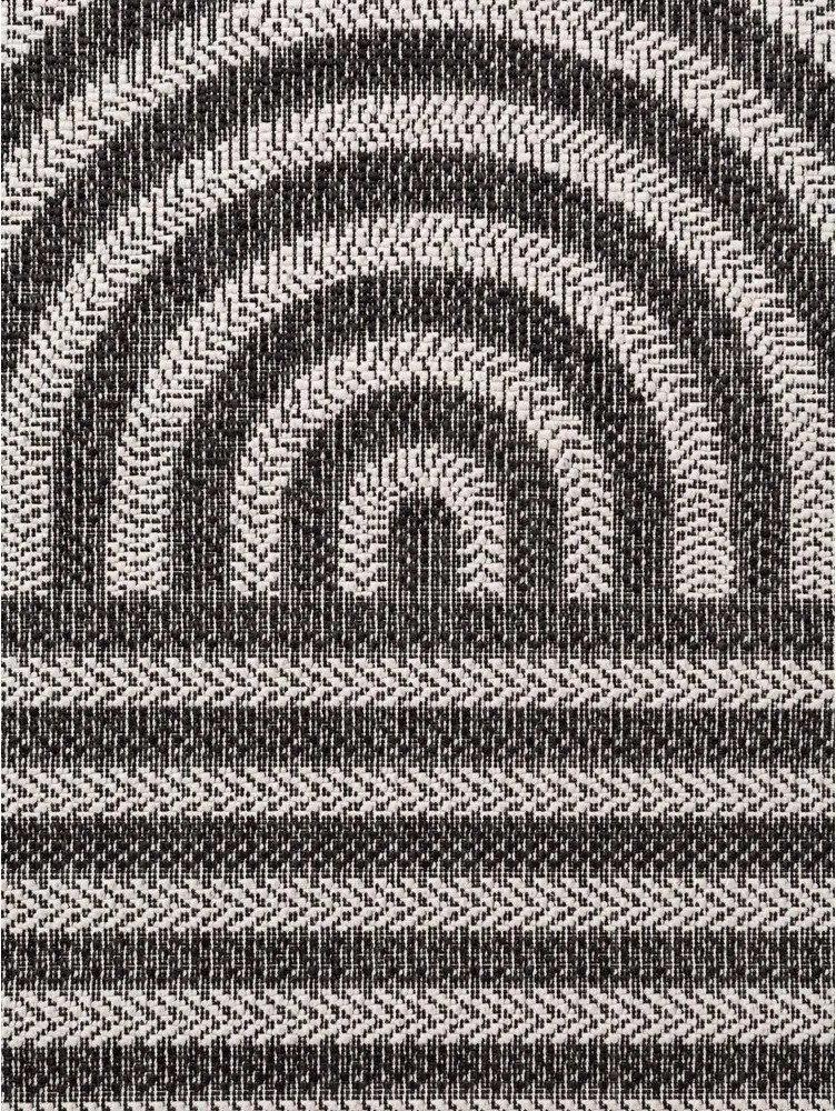 Tappeto da interno/esterno nero/color crema 160x230 cm Haringey Woodfield – Ted Baker