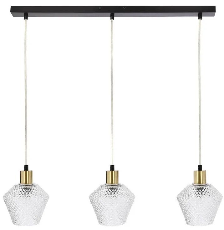 Lampadario a sospensione con filo GRENIKO 3xE14/40W/230V