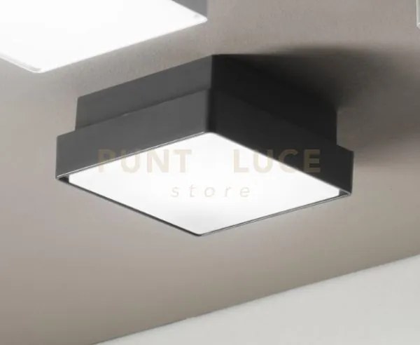 Picca plafoniera per esterni piccola antracite 1 luce attacco e2722...