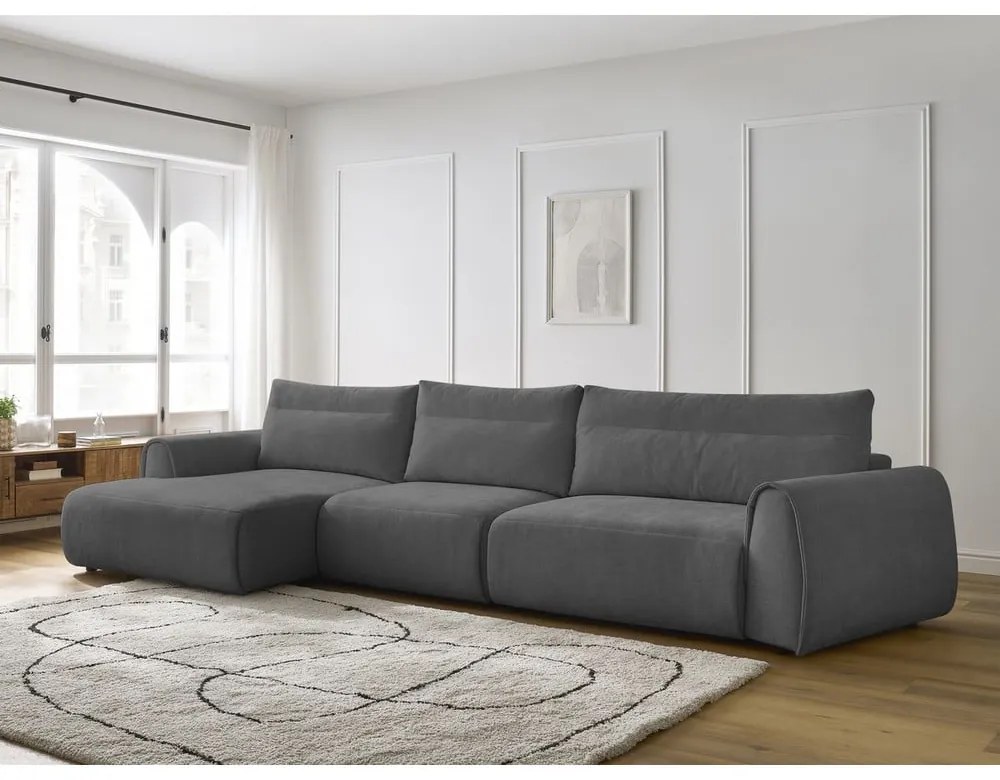 Divano angolare grigio Aden – Bobochic Paris