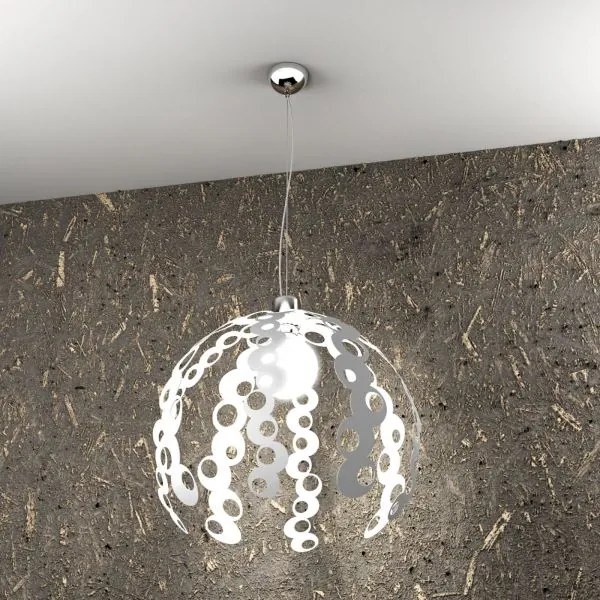 Chain sospensione 1 luce bianco 1118-s-bi