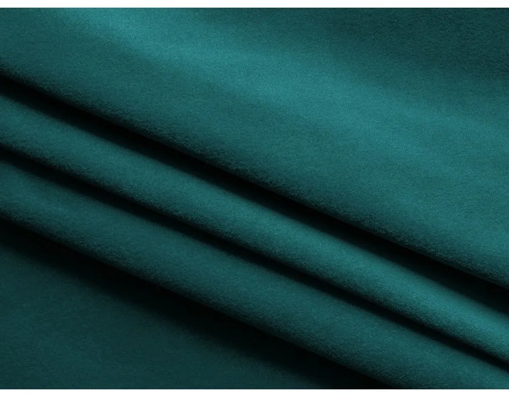 Divano turchese allungabile/con contenitore con rivestimento in velluto 225 cm Hula – Makamii