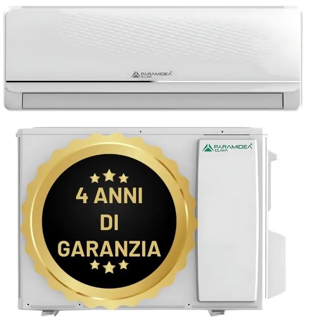 CLIMATIZZATORE WiFi AC124UI + AC124UE - UNITA' INTERNA + ESTERNA - 24000 BTU - INVERTER - POMPA DI CALORE - GARANZIA 4 ANNI