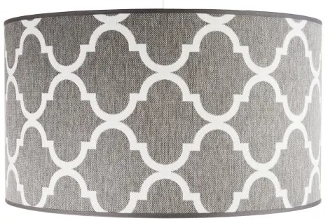 Duolla - Lampadario a sospensione con filo MAROKO 1xE27/40W/230V diametro 45 cm grigio/bianco