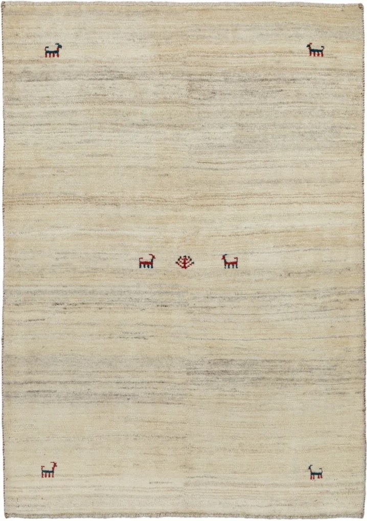 Gabbeh Tappeto 100x140 (Iran) Annodato A Mano