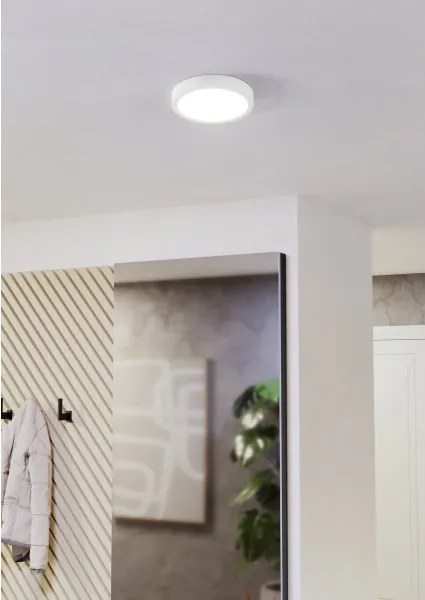 Eglo 901307-LED Plafoniera FUEVA LED/11,5W/230V 2700/4000/6500K Ø21,1 cm bianca