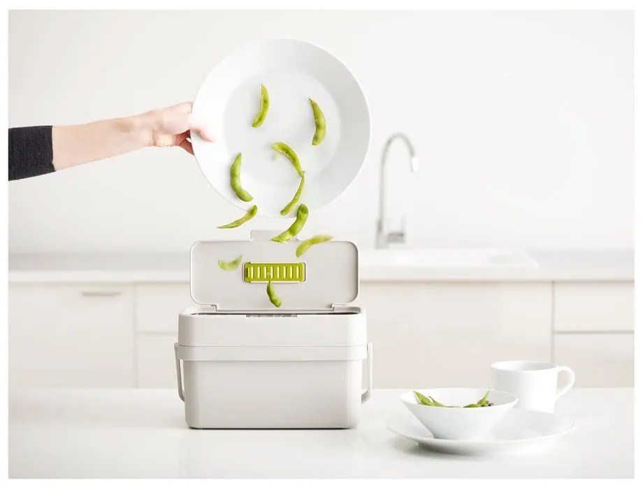 Contenitore per rifiuti compostabili bianco da 4 L Compo - Joseph Joseph