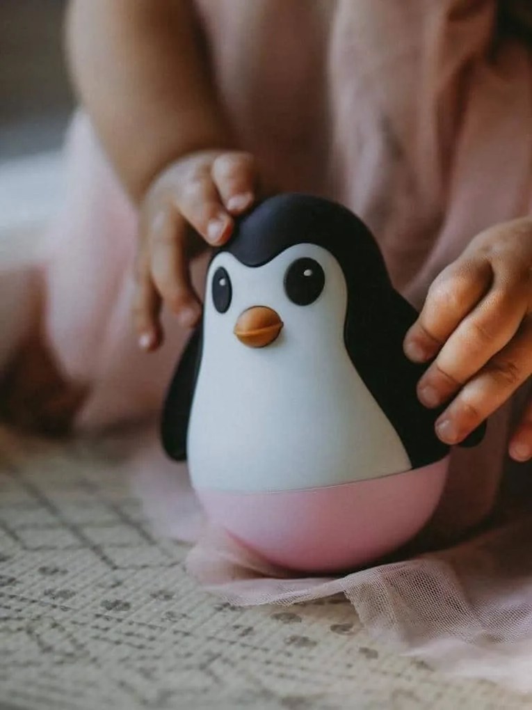 Pinguino oscillante, rosa