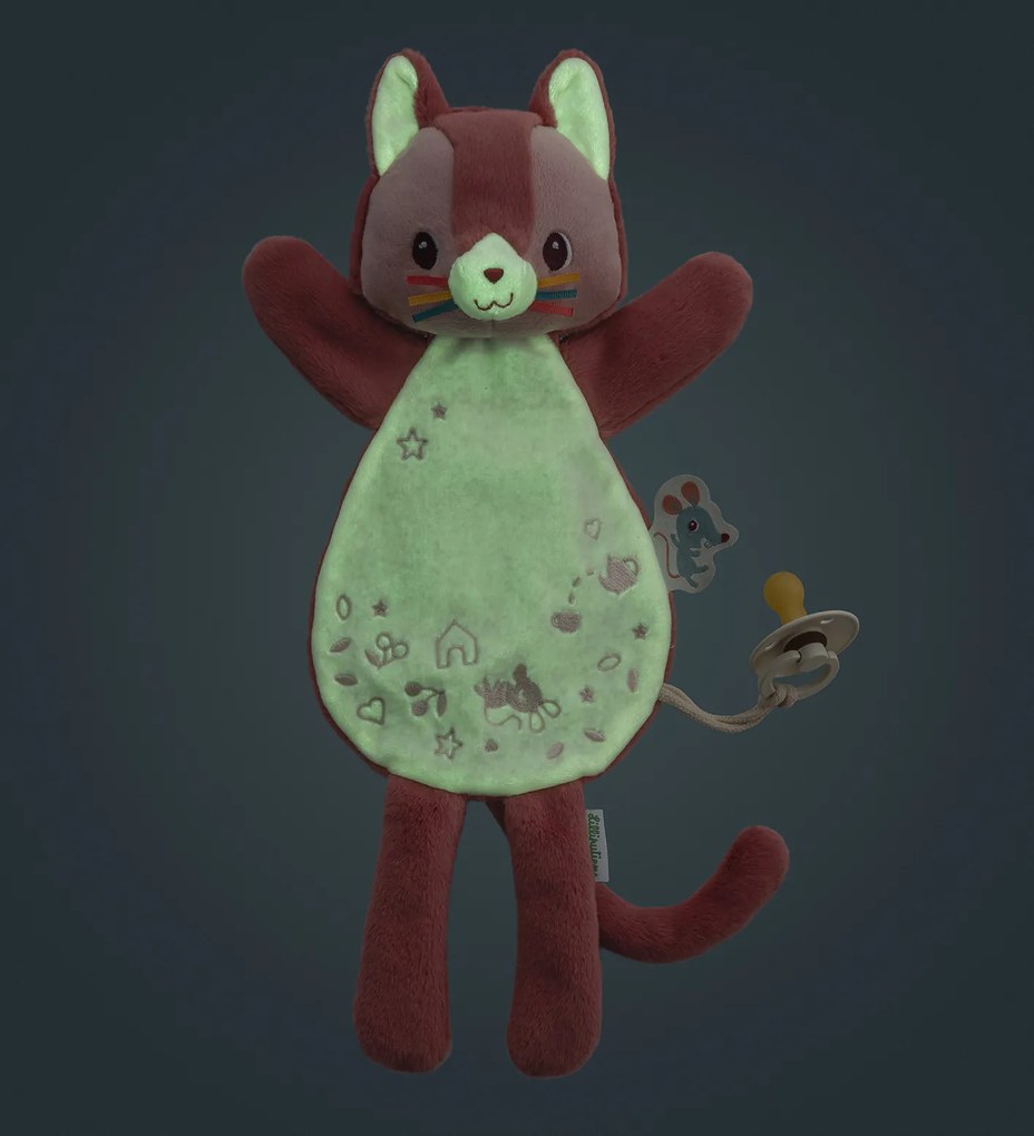 Lilliputiens - Peluche Marionetta Fosforescente - Jeanne il gatto