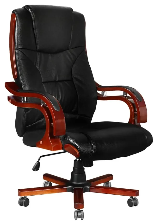 Sedia Direzionale Ergonomica In Pelle PU Con Poggiapiedi – Reclinabile Fino A 135°, Supporto 200 Kg, Nero