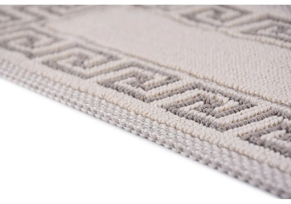 Passatoia per scale in cotone panna set da 16 pz 25x65 cm Versace Bej - Vitaus