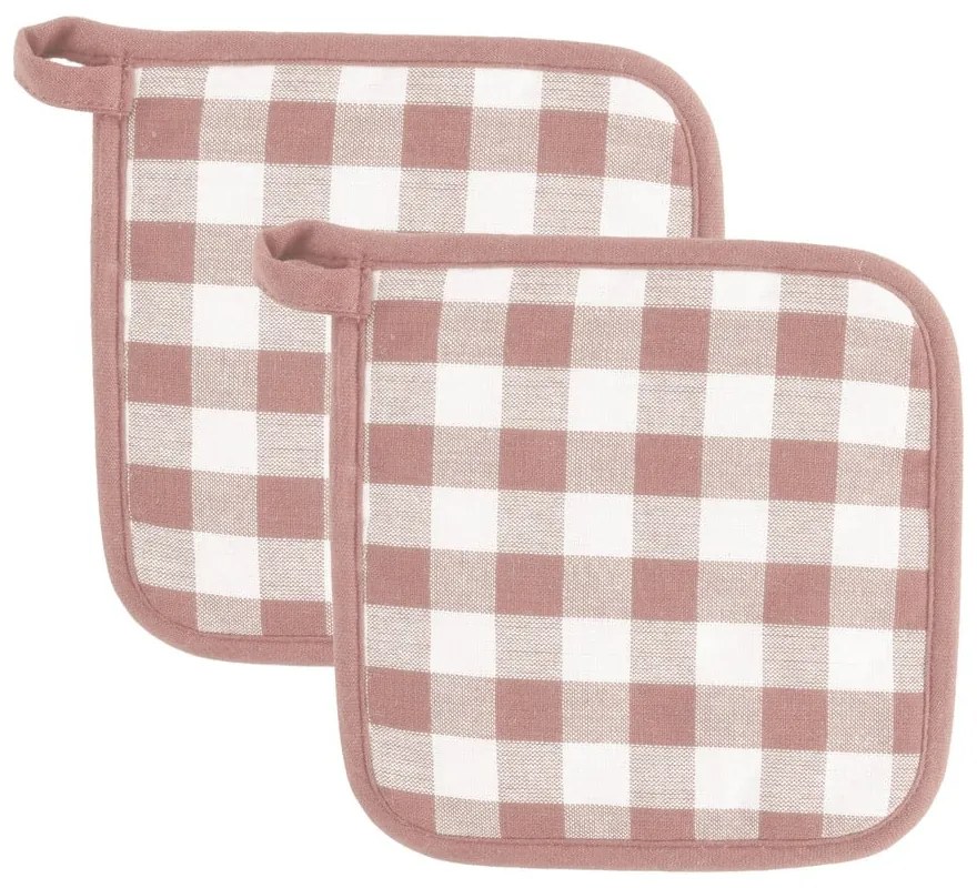 Presine in set in cotone 2 pz Gingham – Tiseco Home Studio