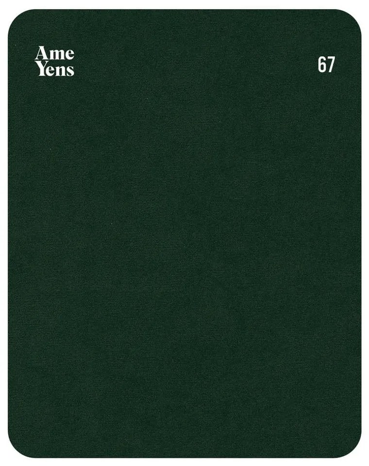 Poltrona relax in velluto verde scuro Kukumo - Ame Yens