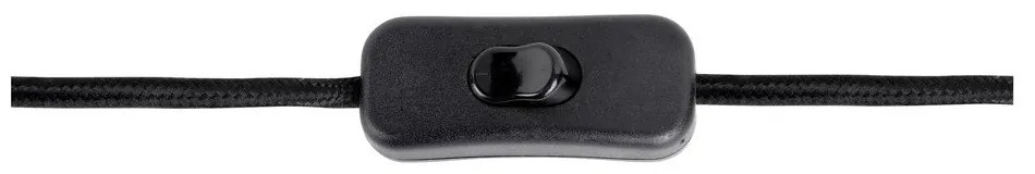 Lampada da tavolo nera (altezza 43 cm) Boaz - Leitmotiv