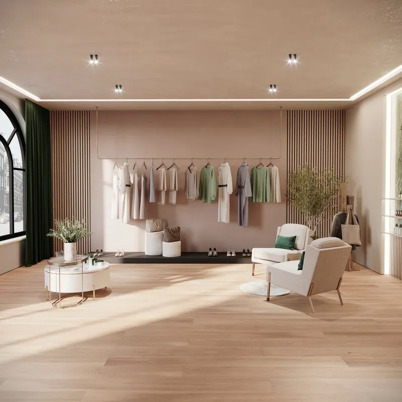Parquet multistrato scala XL in rovere naturale spazzolato select sp. 14/4 mm 2.4851 m²