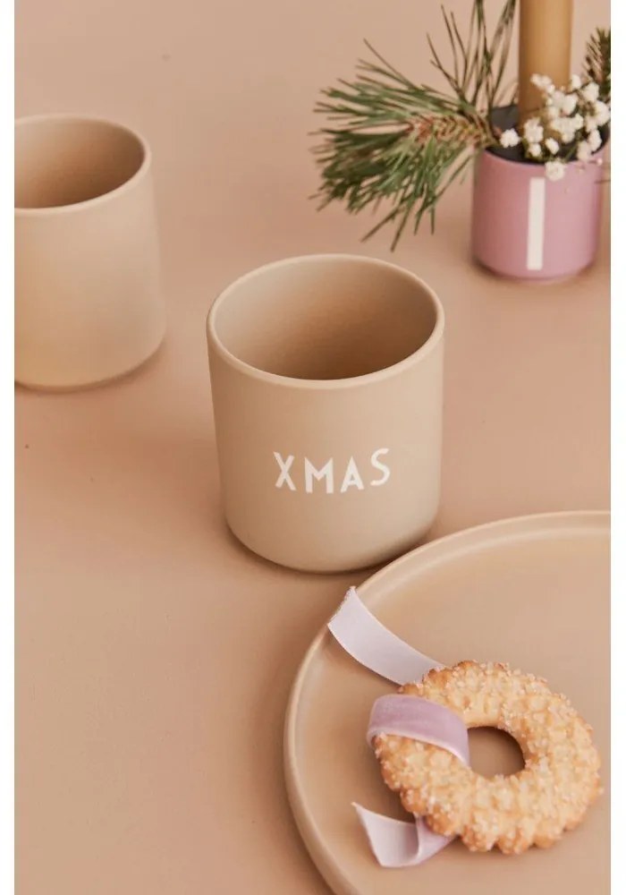 Tazza in porcellana imitazione beige, 0,25 l Favourite - Design Letters