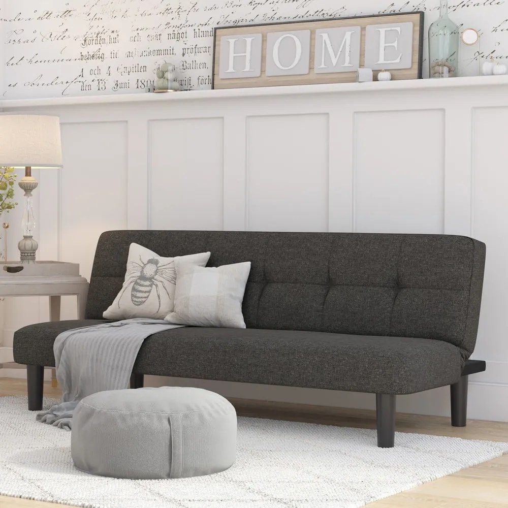 Divano letto grigio scuro 82 cm Alby - Støraa