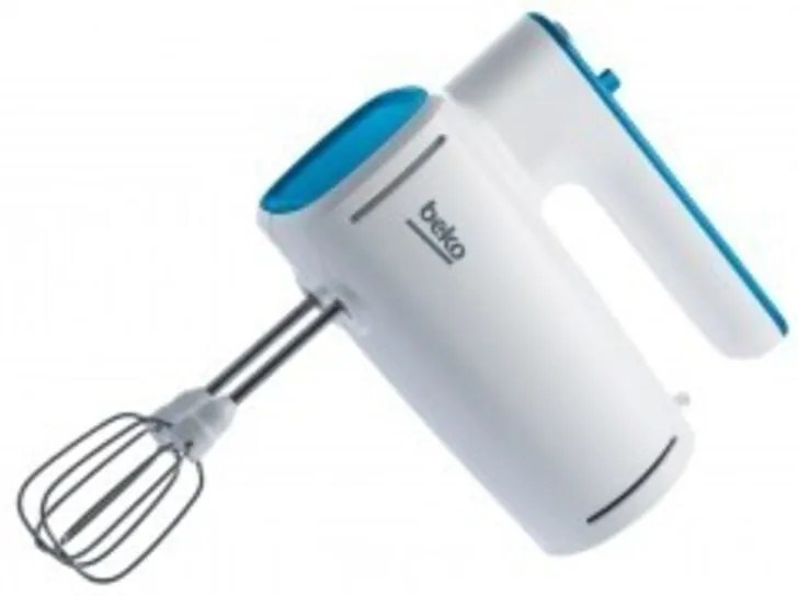 Beko - HMM5400W - Sbattitore Elettrico, 425 w, Funzione Turbo, Acciaio Inox, 2 Fruste, 2 Gangi Impastatori - Bianco