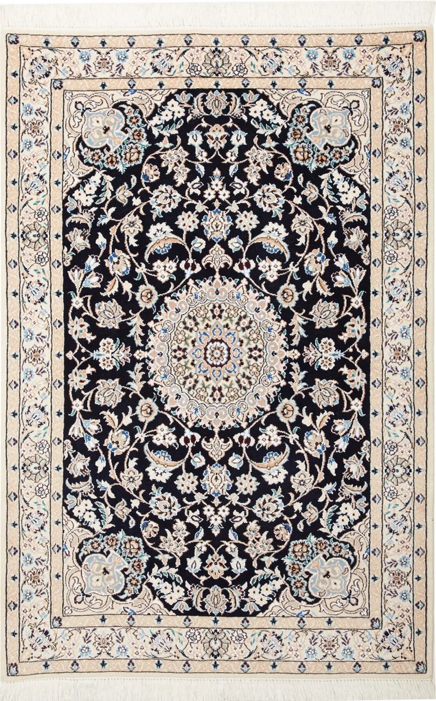 Nain Tappeto 150x100 (Iran) Annodato A Mano