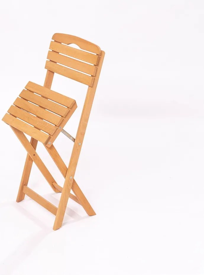 Sedia da giardino in legno in colore naturale - Floriane Garden