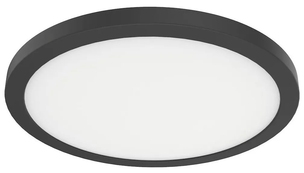 Plafoniera EVORA LED/18W/230V 3000/4000/6000K Ø 22,5 cm nero